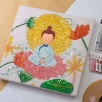 DIY Bộ Tự Đính Kim Sa - Chibi - Dược Sư Tọa Sen -  45x35cm - CBC1GACA4